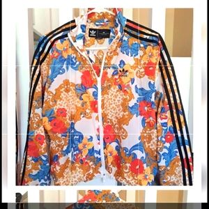 adidas   Originals Bundle Hers Collection Floral Tracksuit  Jacket&Pants EUC